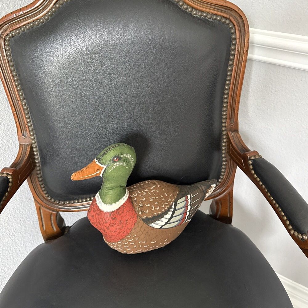 Mallard Duck Pillow Plush Stuffed Animal for Home Decor or Toy 13”L x 10”H